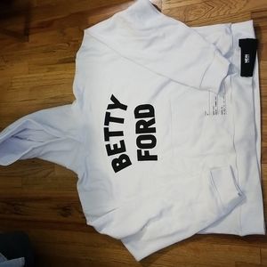 NWT Neon Denim Brand BETTY FORD hoodie